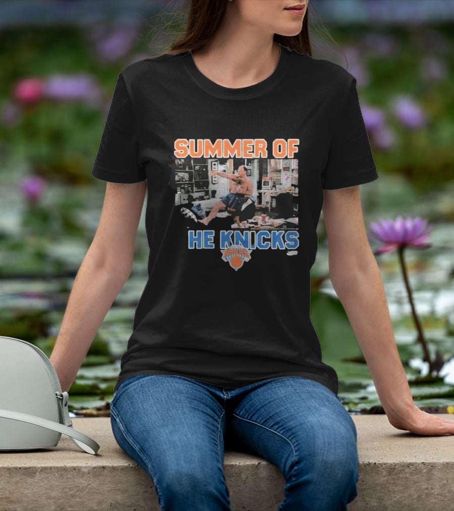 Summer Of He Knicks New York Basketball Fan Favorite 90s Nostalgia T-Shirt