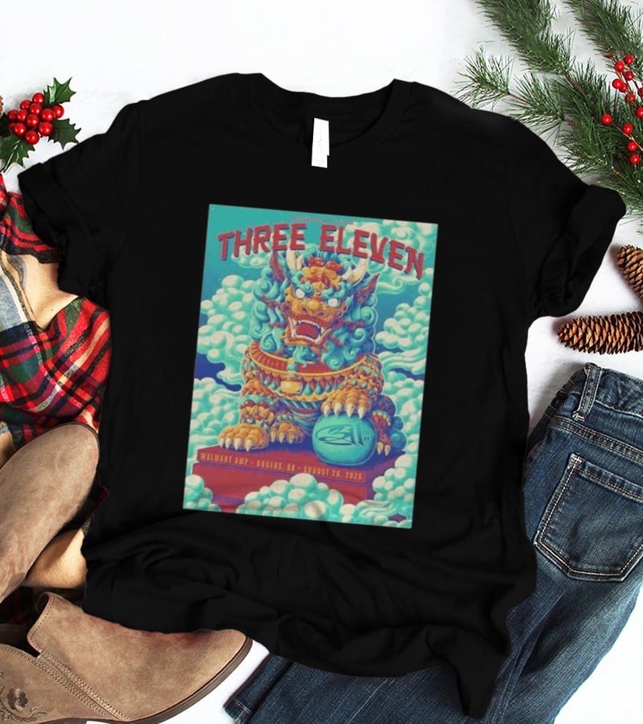 Three Eleven Concert Rogers AR Walmart AMP August 26 2026 Event Tiger Chinese T-Shirt