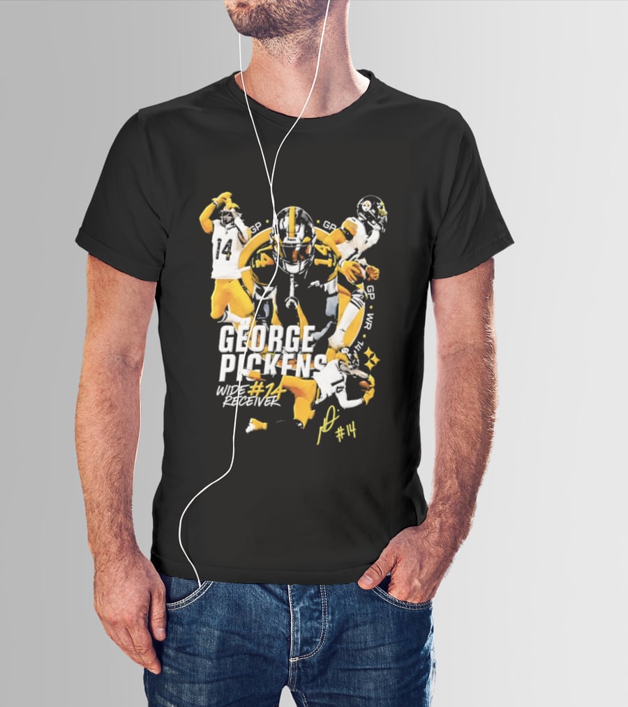 George Pickens Wide Receiver #14 Pittsburgh Steelers Football #14 T-Shirt