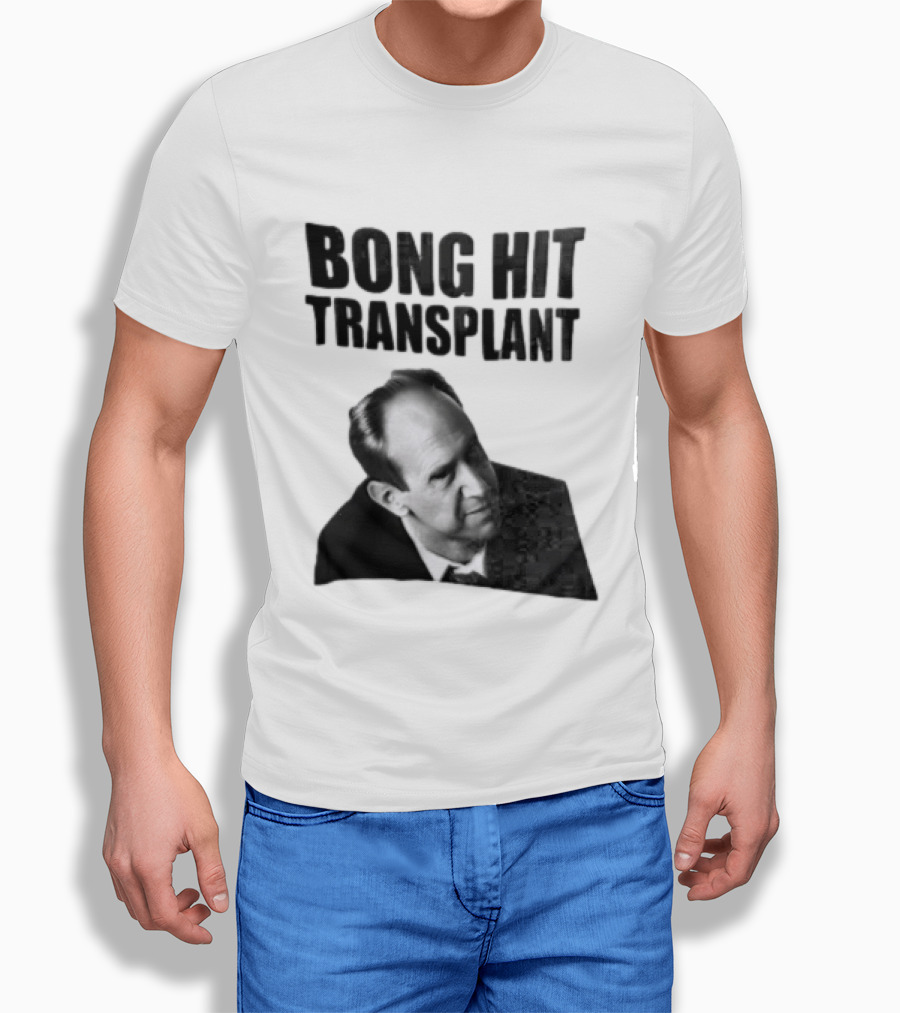 Bong Hit Transplant Joseph Morse Black And White Image T-Shirt