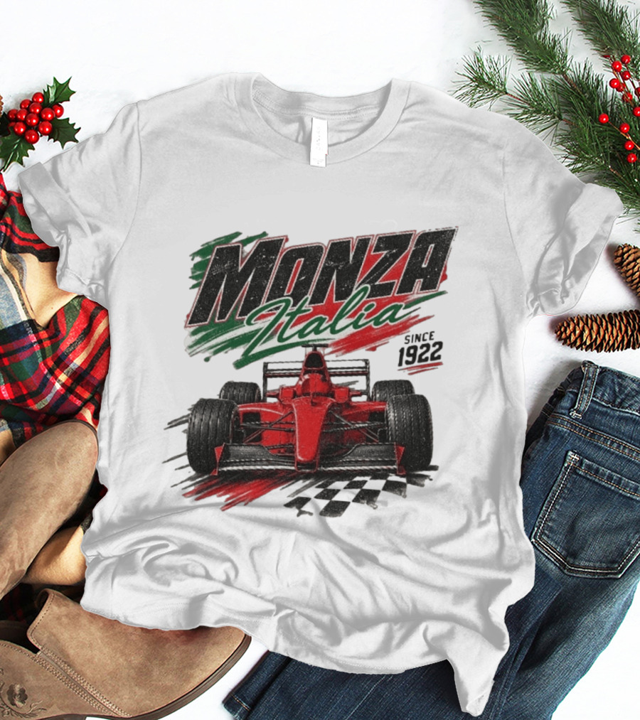 Monza Italia Racing Since 1922 Formula Car T-Shirt
