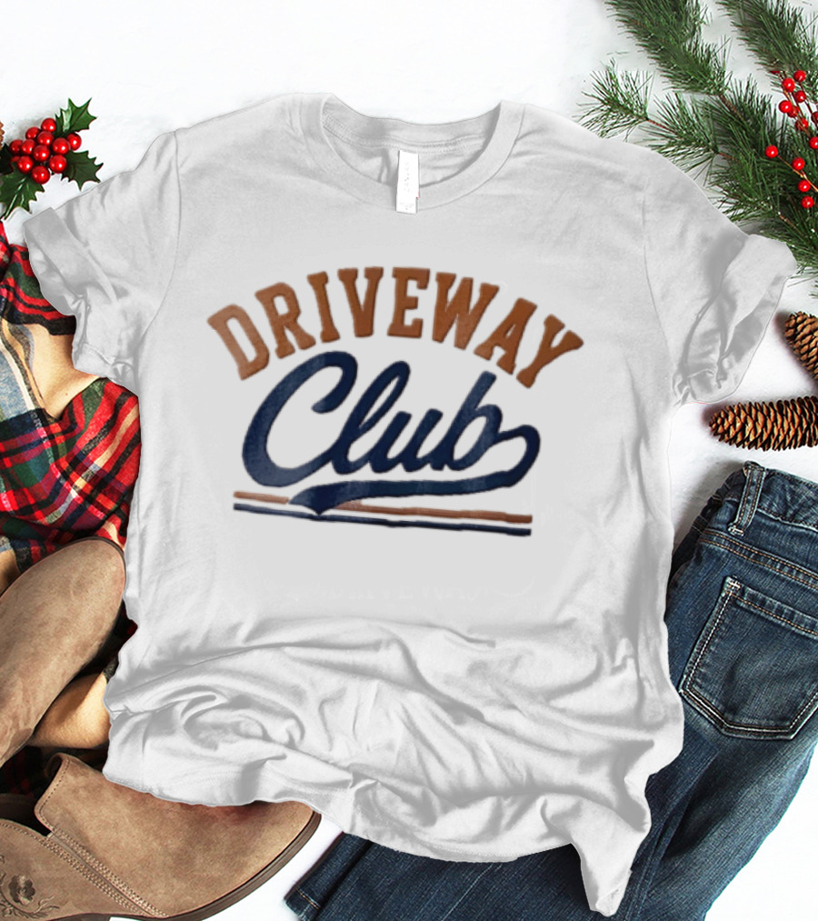 Driveway Club Vintage Script T-Shirt