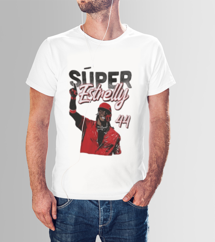 Elly De La Cruz Súper Estrelly 44 Cincinnati Reds T-Shirt