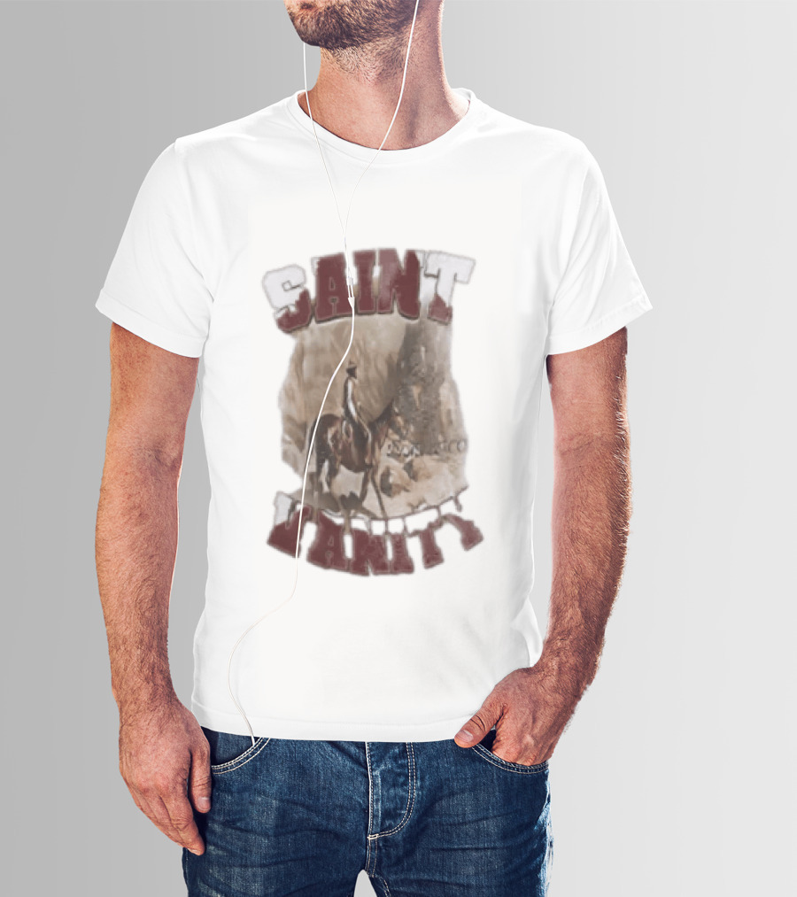 Saint Vanity Cowboy Horse Western T-Shirt