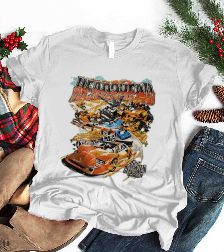 Head2Head Final Lap Racing Supercar Explosion Scene T-Shirt