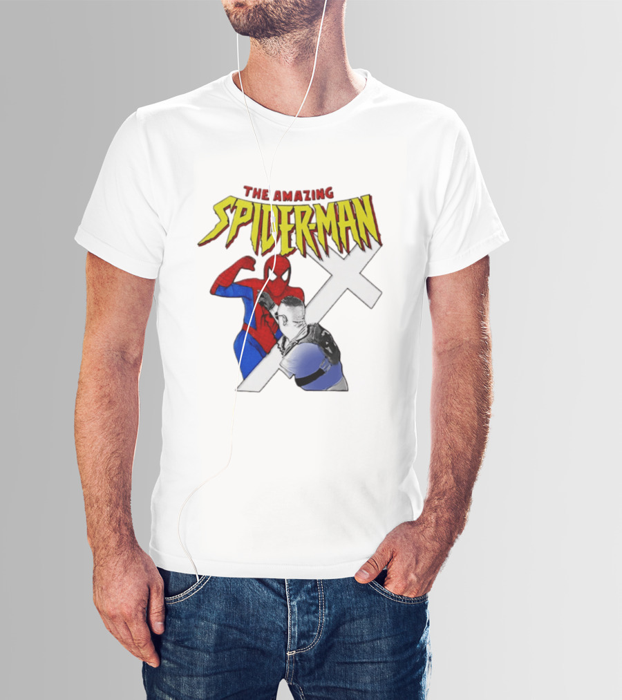 The Amazing Spider Man Vs Jake Lang Comic Style Showdown T-Shirt
