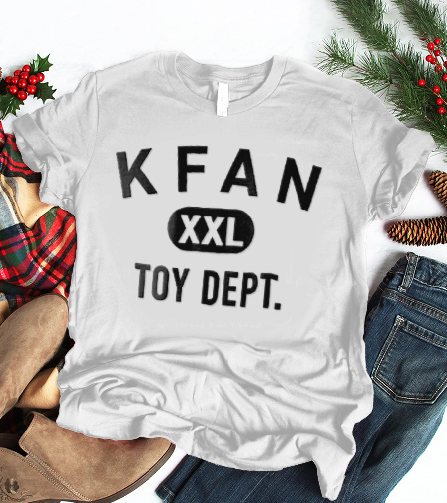 Kfan XXL Oval Toy Dept Black Arched T-Shirt
