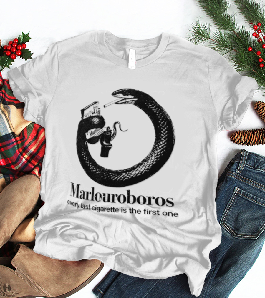 Marlouroboros Snake Ouroboros Every Last Cigarette Is The First One T-Shirt
