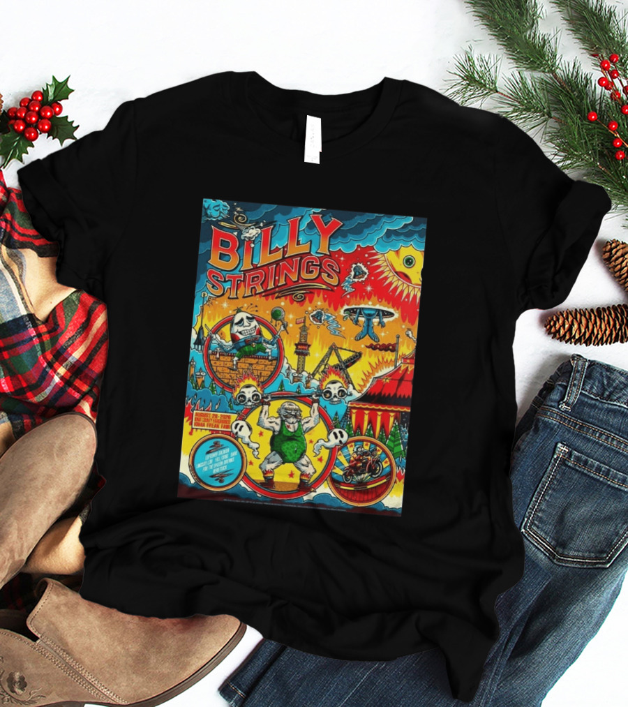 Billy Strings Ionia Freak Fair August 28 2026 Night 1 Ionia MI T-Shirt