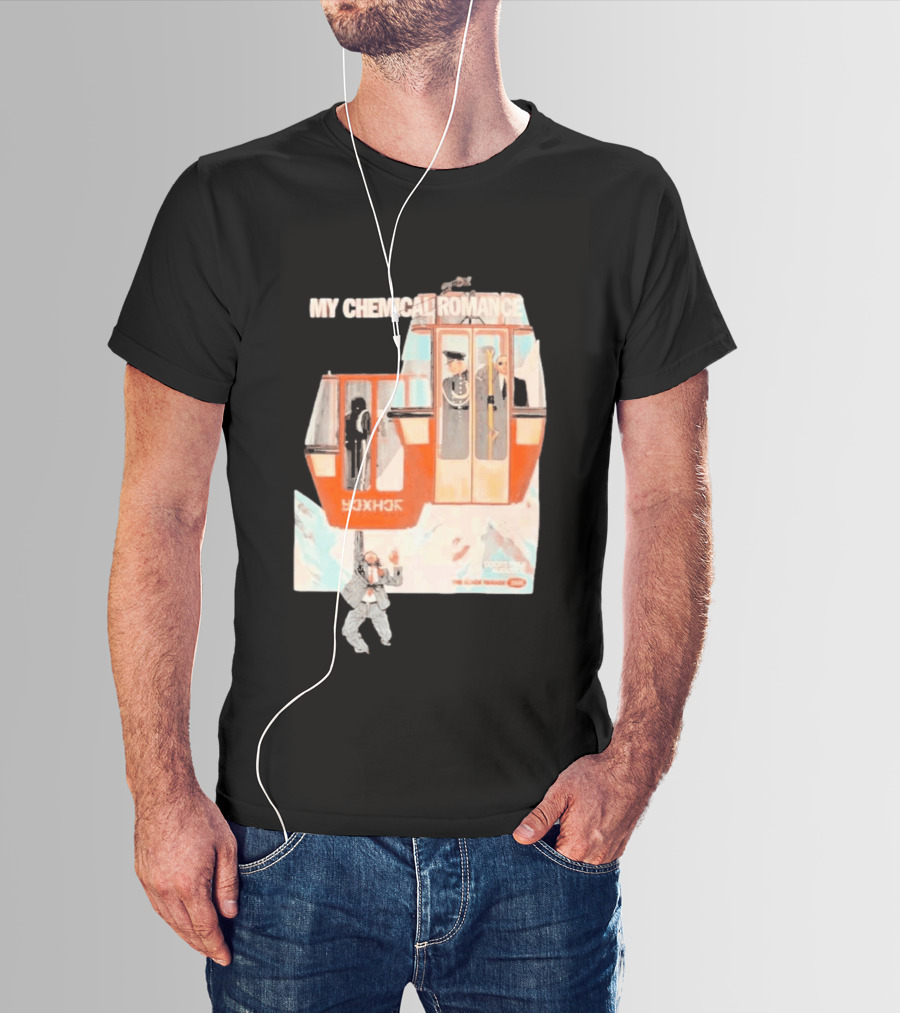 My Chemical Romance Coors Field 2026 Tour August 27th Denver CO Cable Car Print T-Shirt
