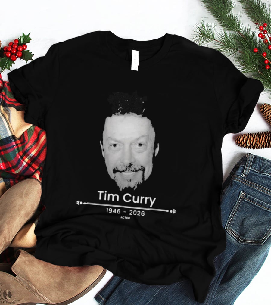 Tim Curry 1946 2026 Actor Face T-Shirt