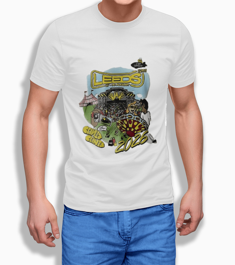 Leeds Step Correct 27 30 August 2026 Music Festival Fairground Clints Cantz T-Shirt