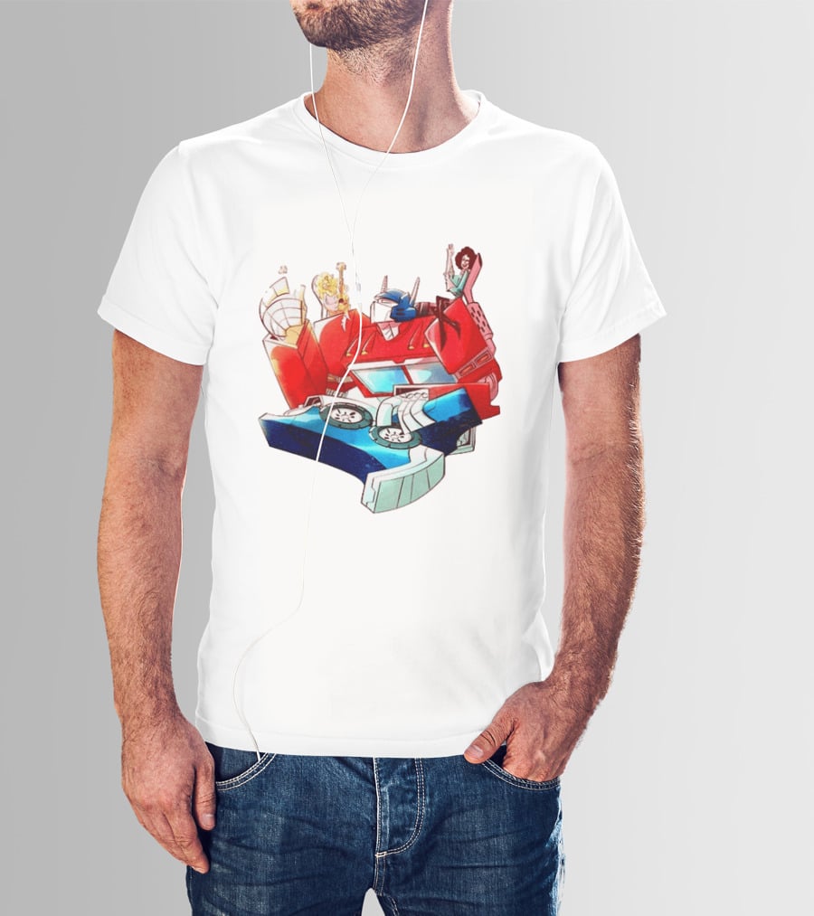 Dolly Parton Tim Curry Peter Cullen Optimus Prime T-Shirt