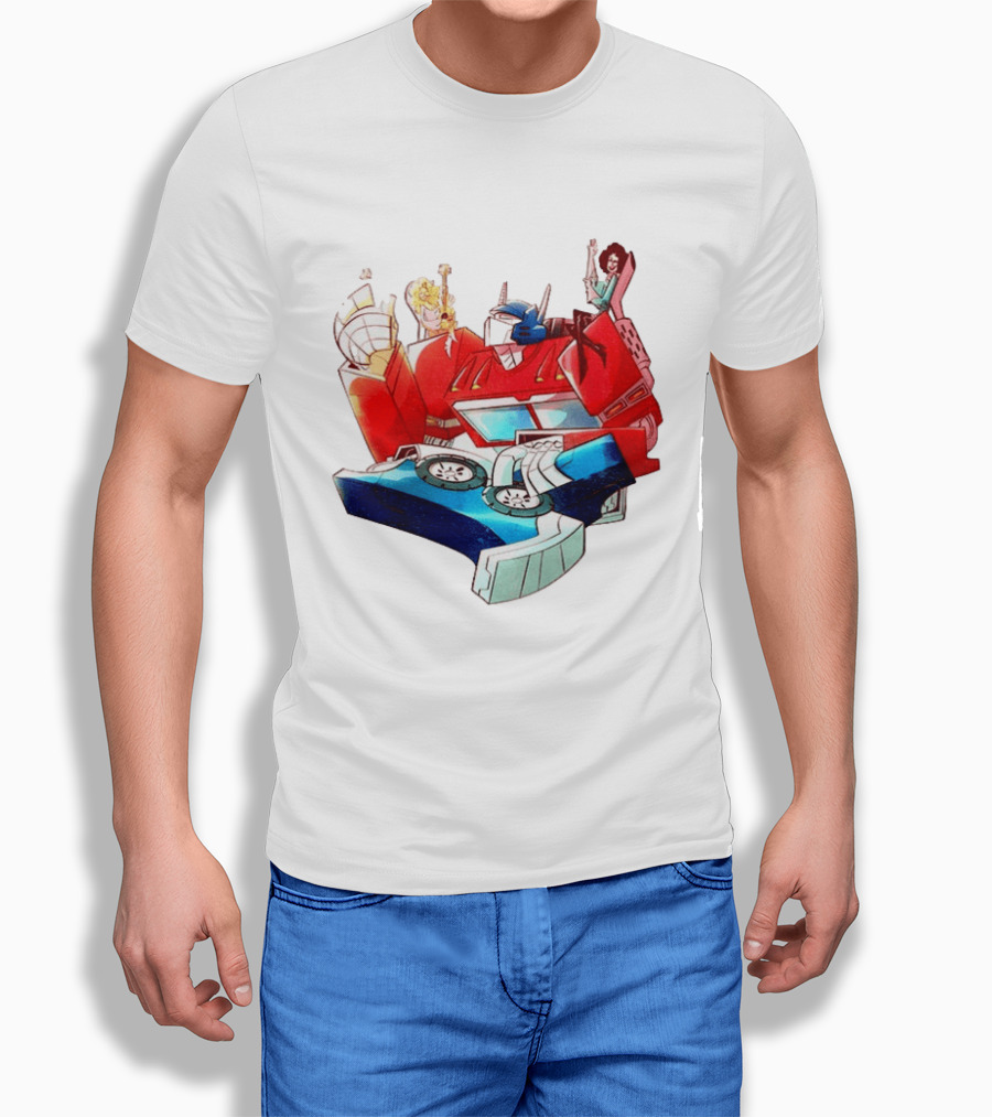Dolly Parton Tim Curry Peter Cullen Optimus Prime T-Shirt