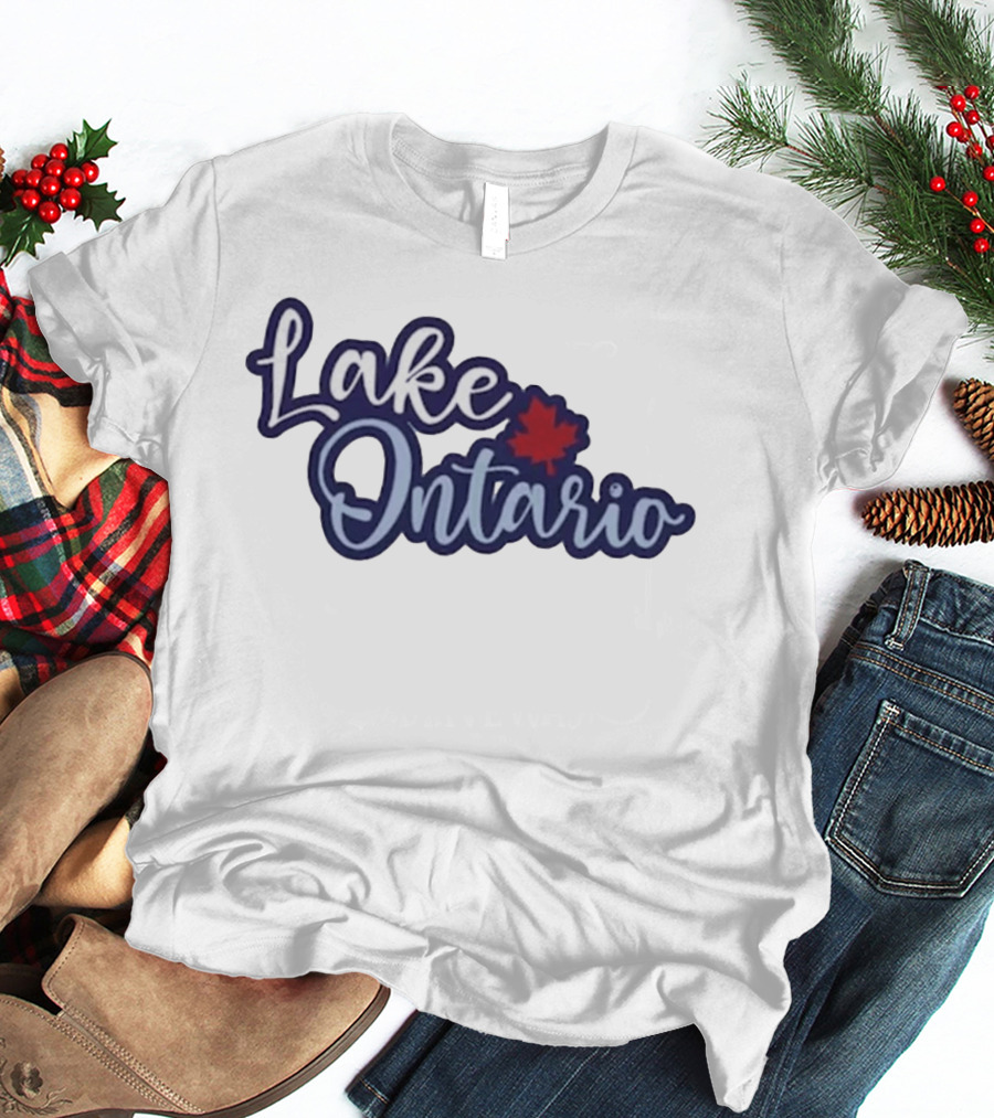 Lake Ontario Canada Maple Leaf T-Shirt