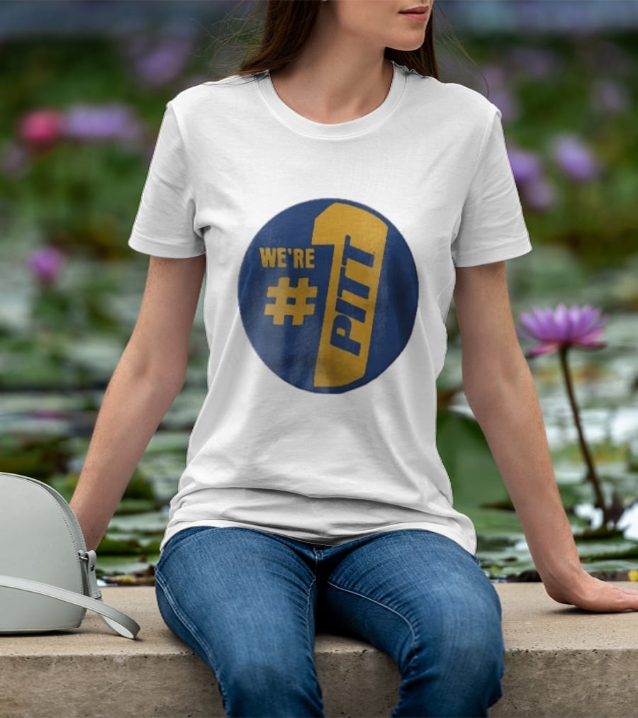 Pittsburgh Panthers Were Number 1 Pitt NCAA Yellow Blue T-Shirt