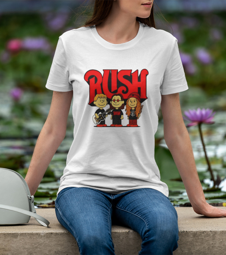 RUSH Band With Anika Nilles Classic Cartoon Characters T-Shirt