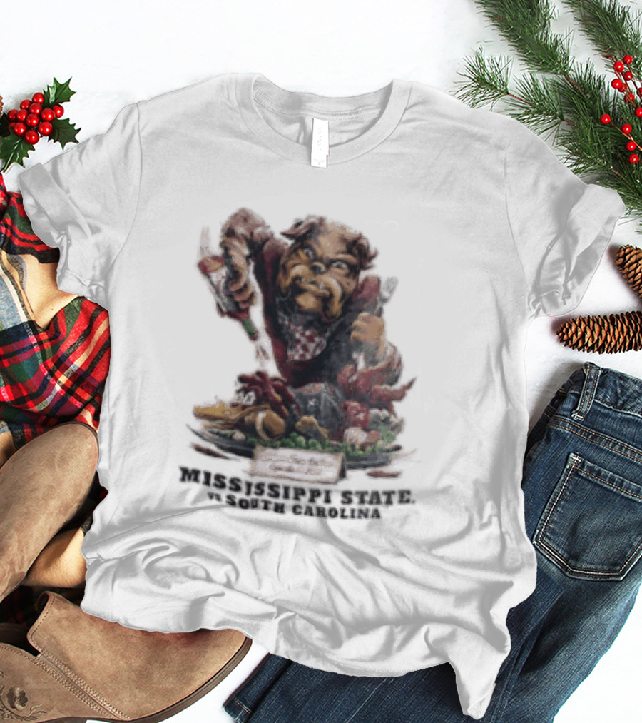Williams Price Stadium September 19 2026 Mississippi State Vs South Carolina Bulldog T-Shirt