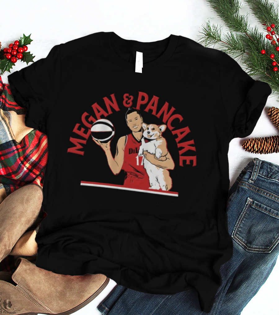 Megan & Pancake DiLeo Portland Player WNBA T-Shirt