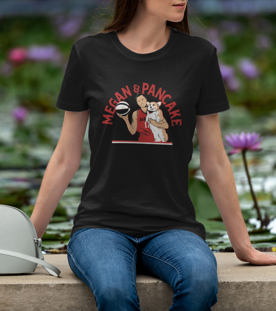 Megan & Pancake DiLeo Portland Player WNBA T-Shirt