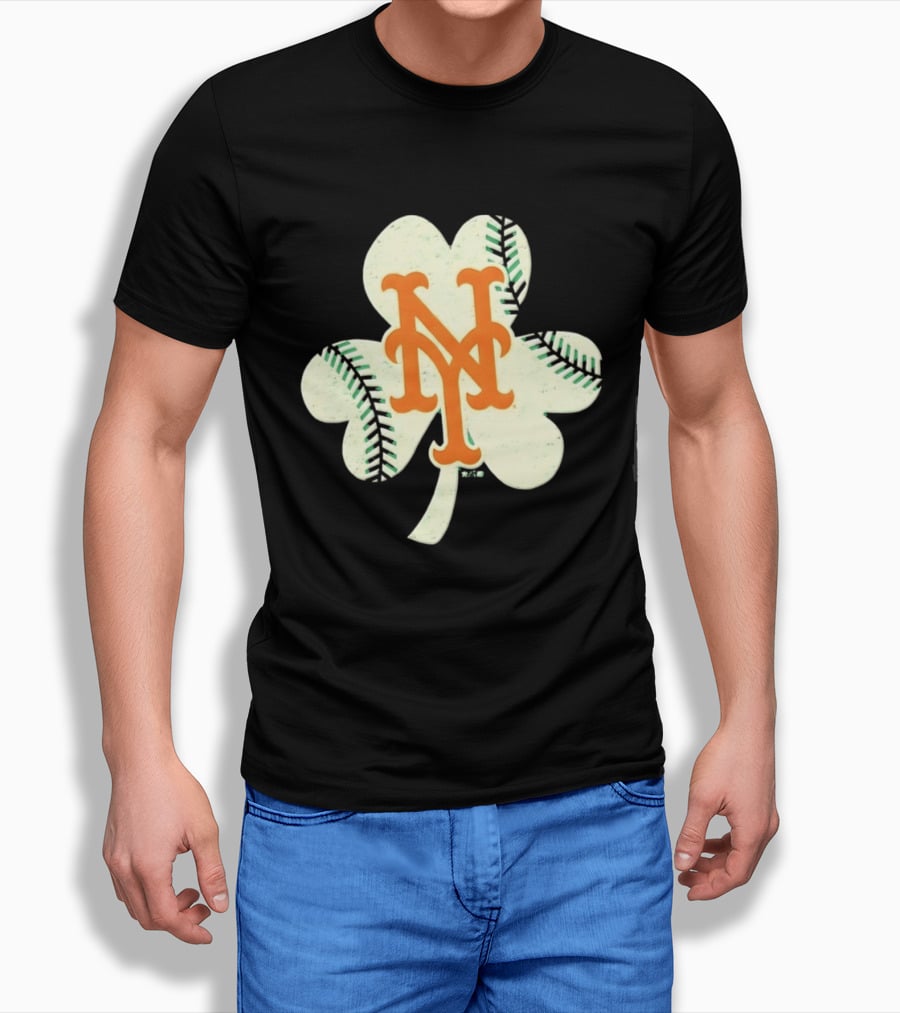 New York Mets Irish Shamrock Baseball 2026 T-Shirt
