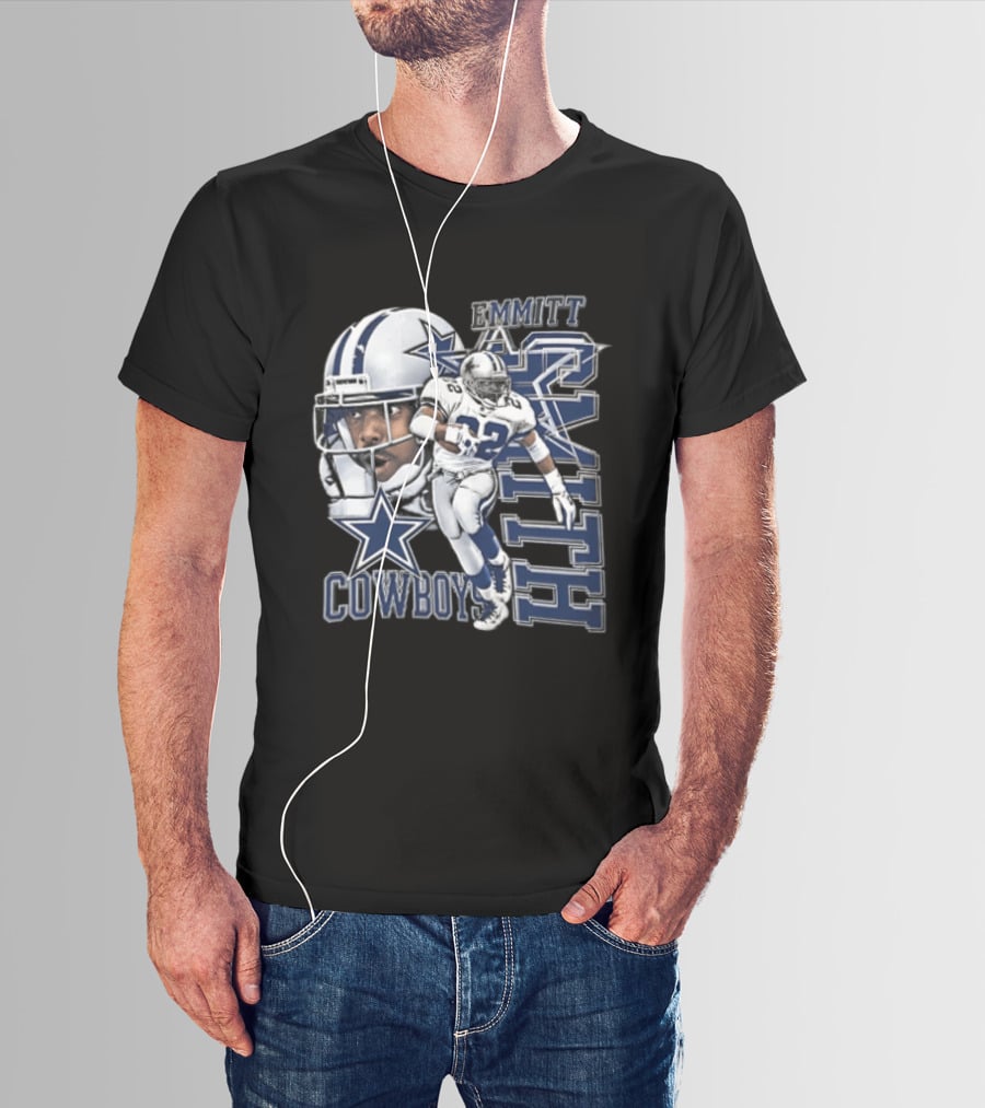 Cowboys Emmitt Smith 22 Iconic Football Legend T-Shirt