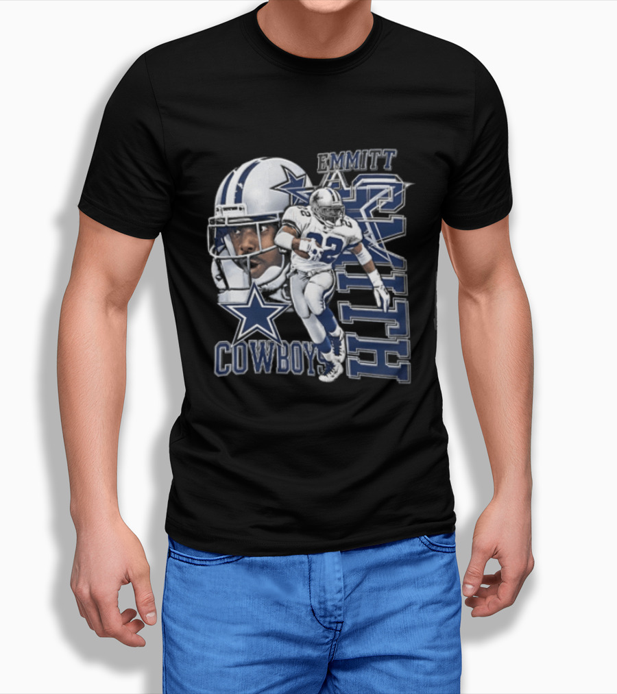 Cowboys Emmitt Smith 22 Iconic Football Legend T-Shirt