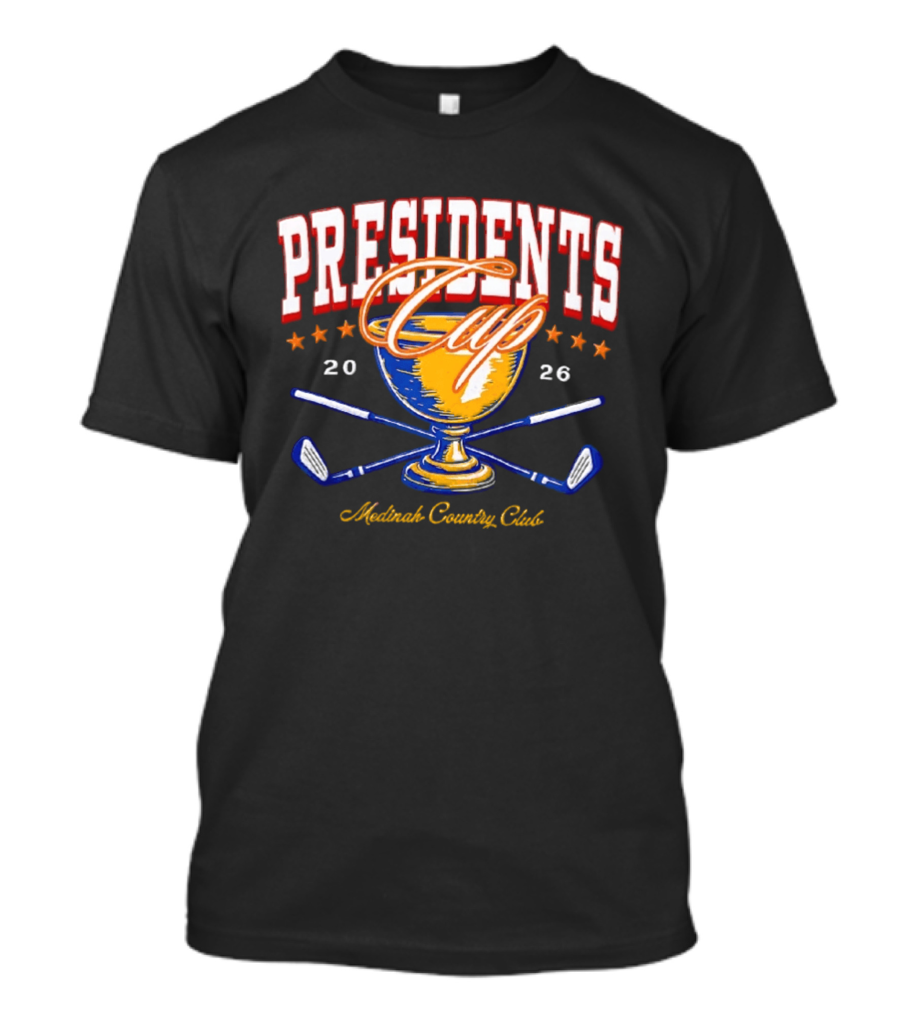 Presidents Cup 2026 Medinah Country Club Golf Trophy T-Shirt
