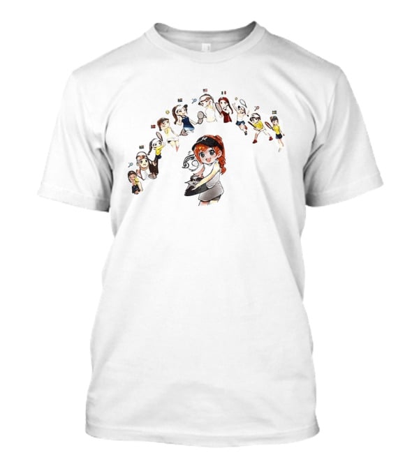 Elena Rybakina US Open Tennis Characters T-Shirt
