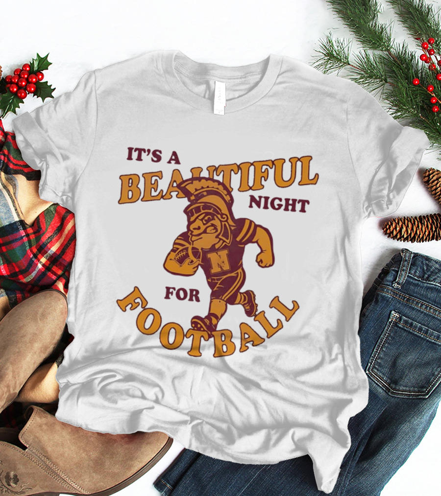 It's A Beautiful Night For Football Trojan Player N T-Shirt