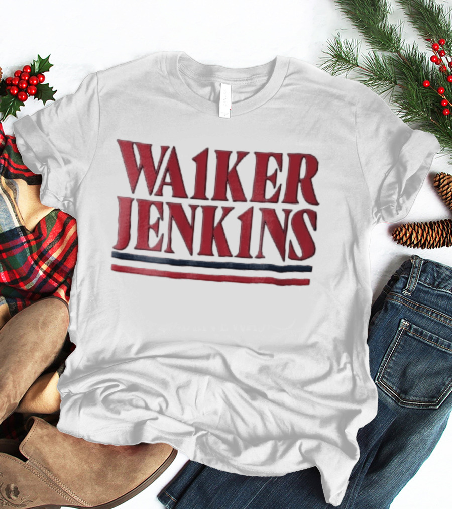 Walker Jenkins WA1KER JENK1NS Red Navy Blue Stripes T-Shirt