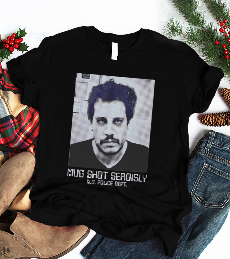 Shot Seriously N.O. Police Dept. Viral Pop Culture T-Shirt