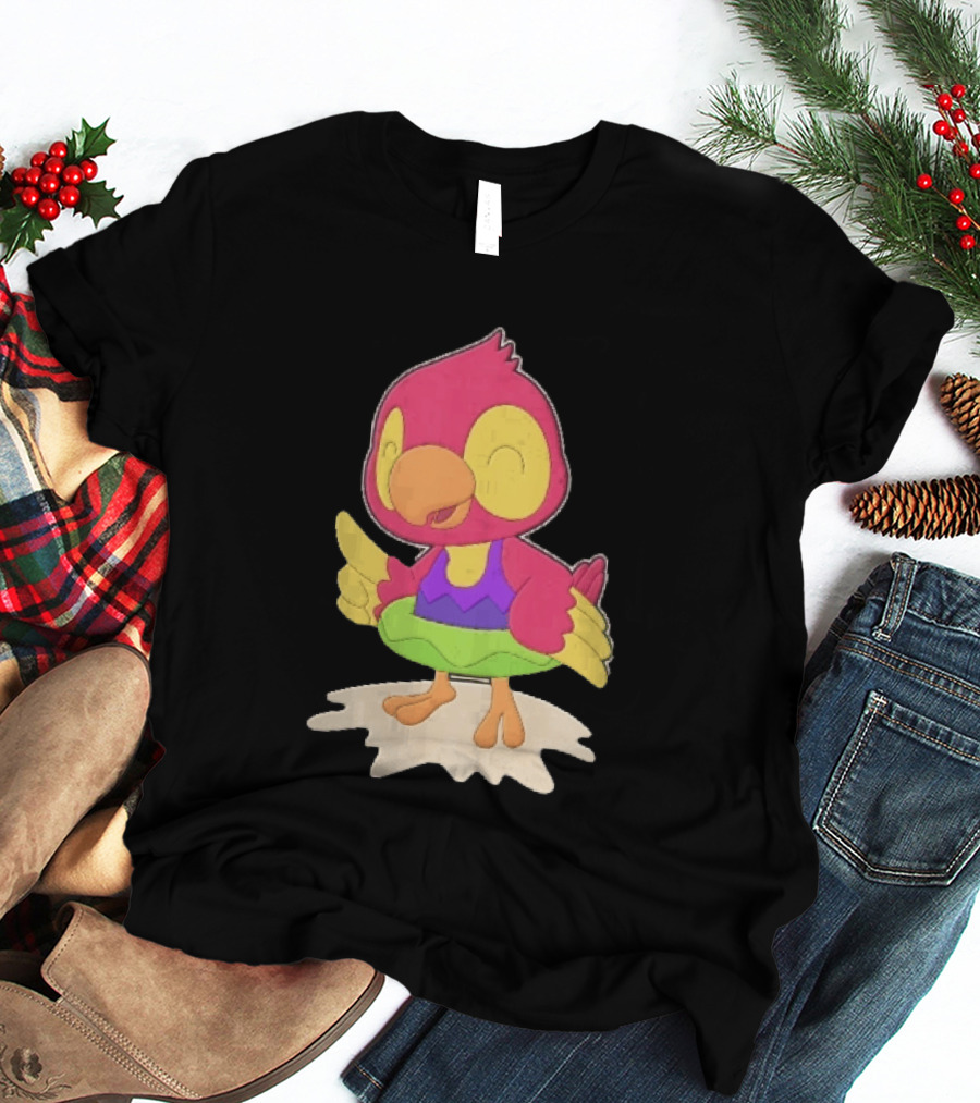 Parrot Inflatable Float Summer Fun Bird T-Shirt