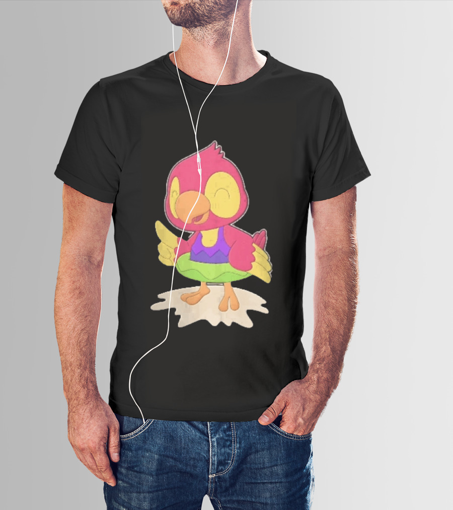 Parrot Inflatable Float Summer Fun Bird T-Shirt