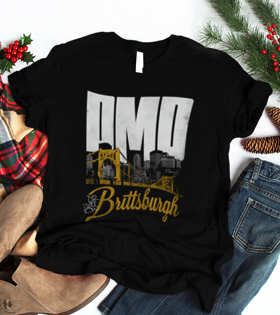 DMO Britt Baker Brittsburgh City Skyline Bridge T-Shirt