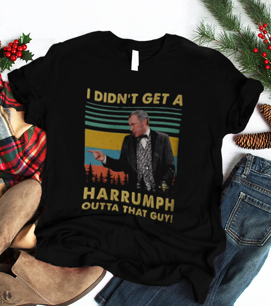I Didn't Get A Harrumph Outta That Guy Mel Brooks William J Le Petomane Sunset Stripes Trees T-Shirt
