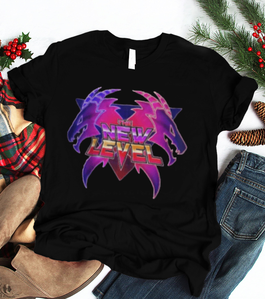The New Level Dual Dragon Emblem Level Up T-Shirt