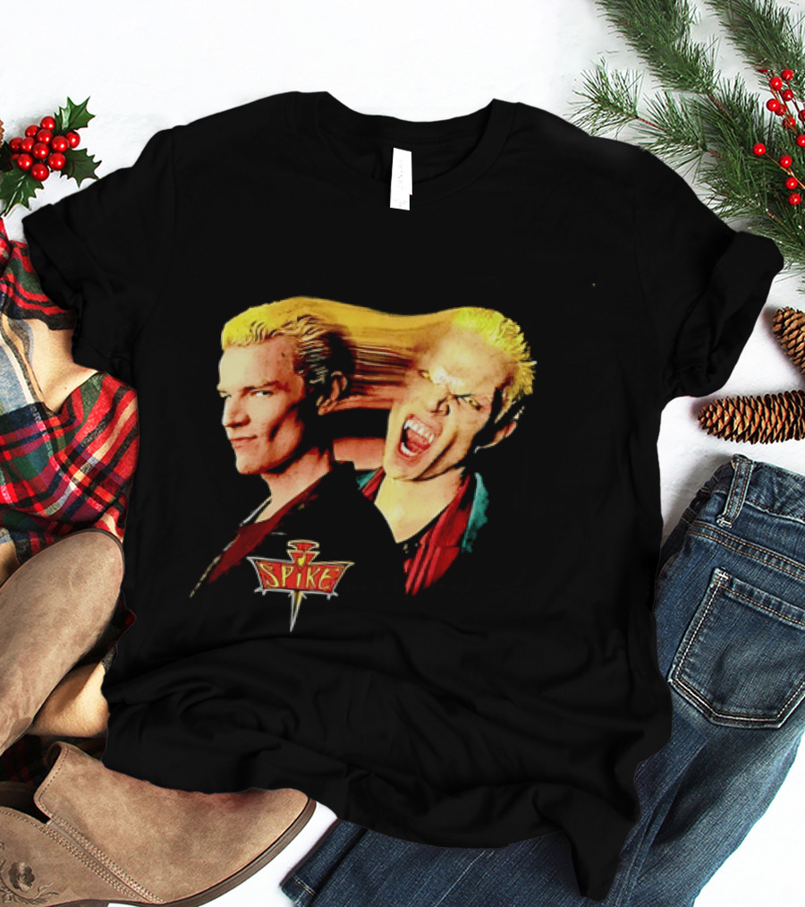 Spike Buffy The Vampire Slayer Movie Iconic Blond Vampire Characterística T-Shirt
