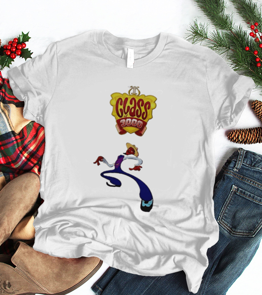 Class Of 3000 Cartoon 2015 Posing Straw Hat Vest T-Shirt