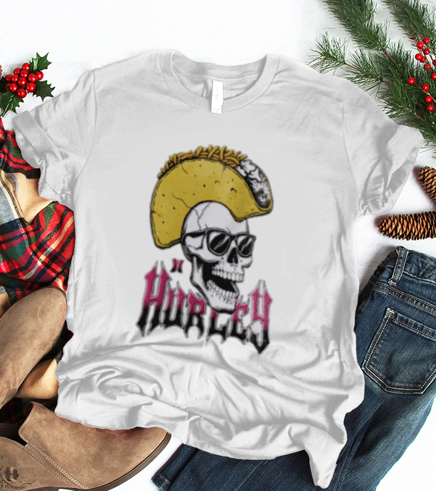 Hurley Skull Taco Mohawk Punk T-Shirt