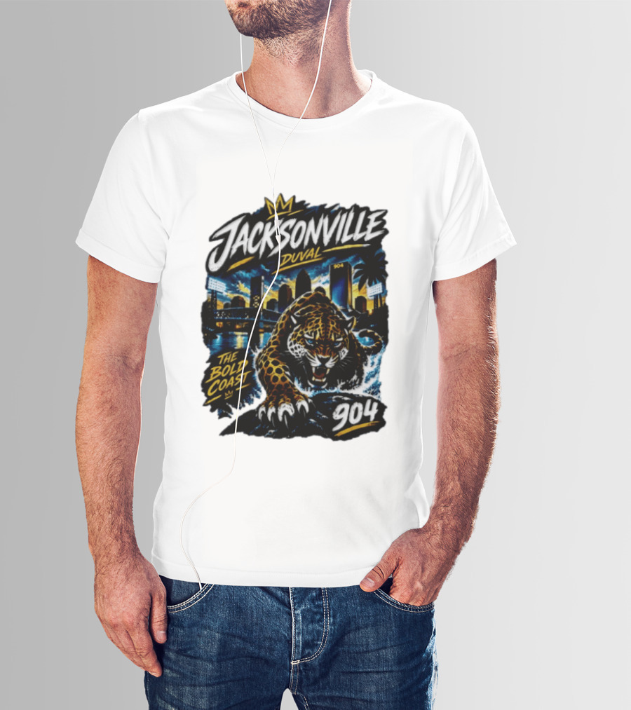 Jacksonville Duval 904 The Bold Coast T-Shirt