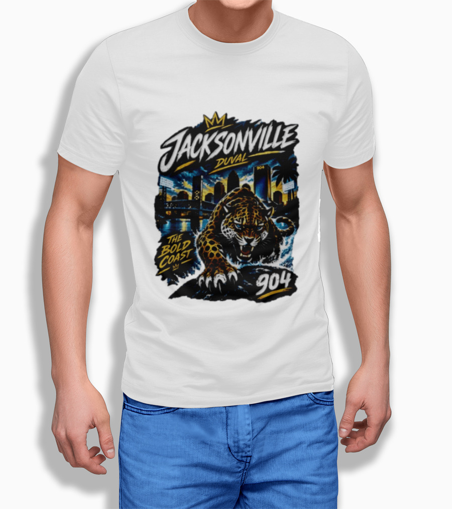 Jacksonville Duval 904 The Bold Coast T-Shirt