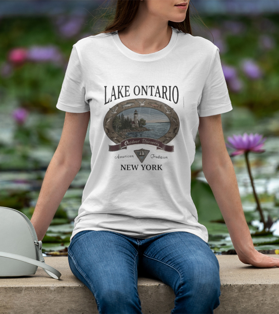 Lake Ontario Outdoor Discovery American Tradition New York T-Shirt