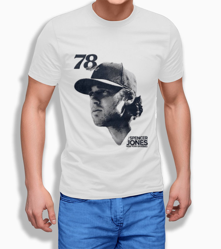 Spencer Jones No 78 New York Yankees MLB Lineage Series T-Shirt