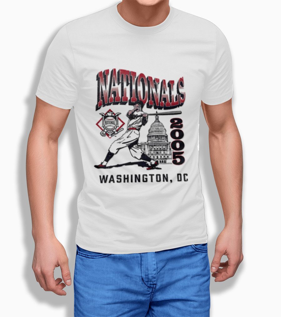 Washington Nationals 2005 Washington DC Baseball T-Shirt