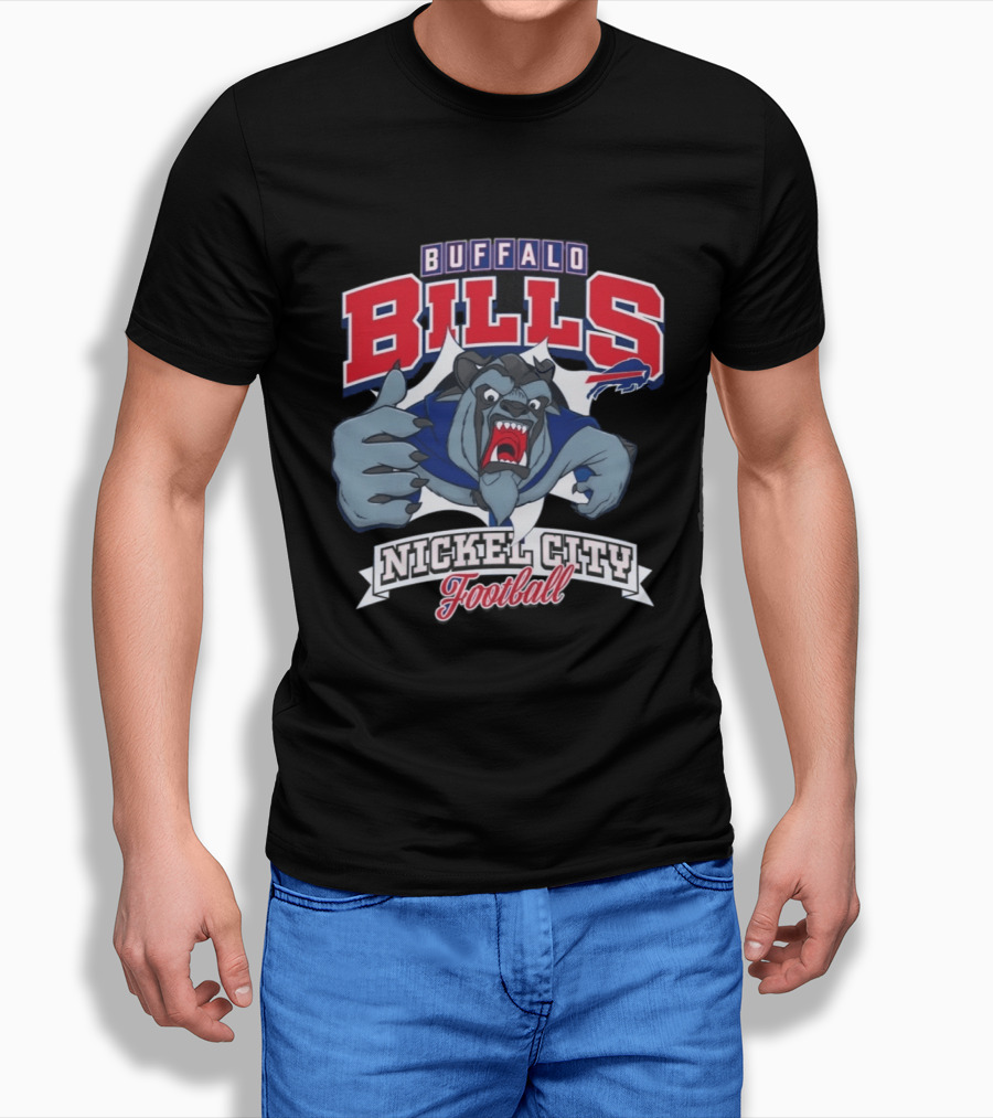 Buffalo Bills Nickel City Football Disney Beast T-Shirt