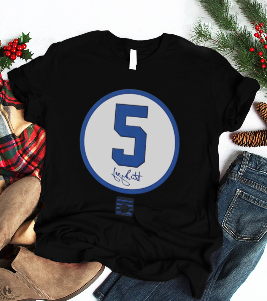 George Brett Number 5 Kansas City Royals MLB Signature Edition T-Shirt