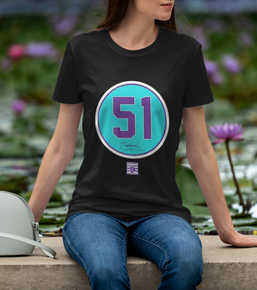 Randy Johnson 51 Arizona Diamondbacks Hall Of Fame National T-Shirt