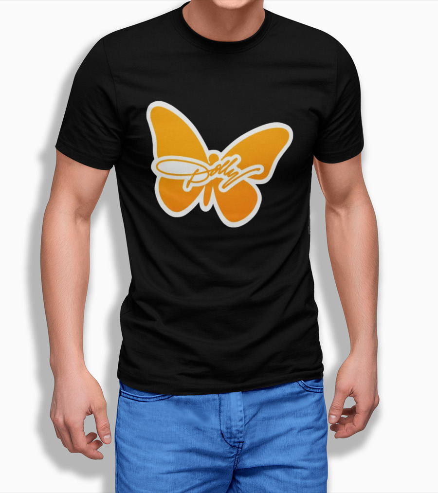 Tennessee Dolly Parton Butterfly Heritage Football T-Shirt