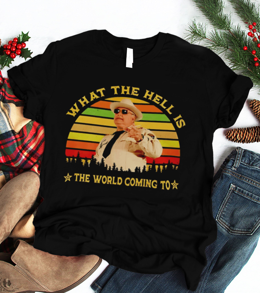 What The Hell Is The World Coming To Sheriff Buford Justice T-Shirt